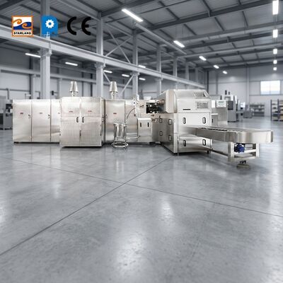 Linha de produção de cone de açúcar de rolos totalmente automática 220V 380V Linha de produção automática de cone de açúcar laminado para fabricação