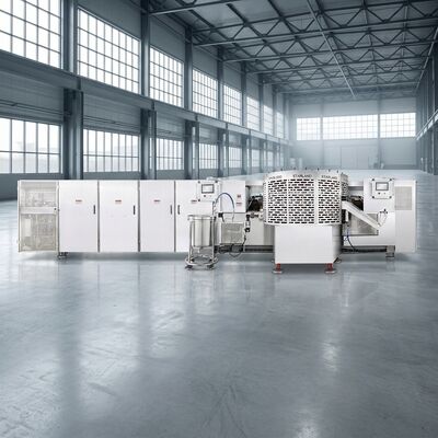 Linha de produção automática de cestas de waffle utilizando sistema de controle PLC e especificação do motor principal para uma saída consistente