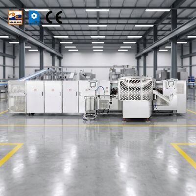 Linha de produção automática de cestas de waffle configuração ajustável Apoio técnico em vídeo oferecido