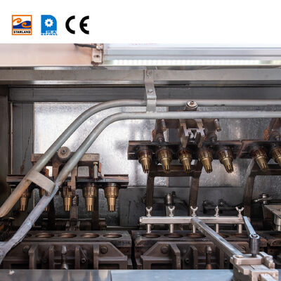 Máquina de cone de wafer de aço inoxidável oferecendo desempenho e construção durável ideal para fabricação de cone de wafer