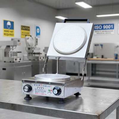 220V aço inoxidável Cone automático máquina de fabricação fácil manutenção