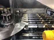 Linha de produção do cone de gelado/rolo de alta velocidade do cone que forma a máquina