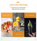 Máquina comercial do cone de Mini Cone Maker Ice Cream