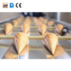 Equipamento de produção do cone do waffle, material de aço inoxidável automático multifuncional, 39 moldes de cozimento.