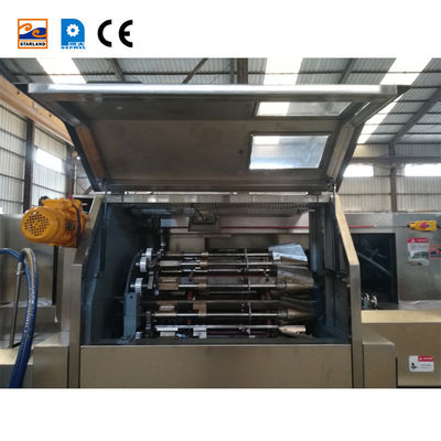 Sugar Cone Production Line Multifunction inteiramente auto 89 moldes do cozimento do ferro fundido