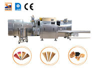 Equipamento de produção do cone de gelado, a instalação automática multifuncional de 63 moldes de cozimento de 260*240 milímetro.