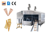 Máquina alta da produção do cone do waffle da produtividade com a placa 28 de cozimento