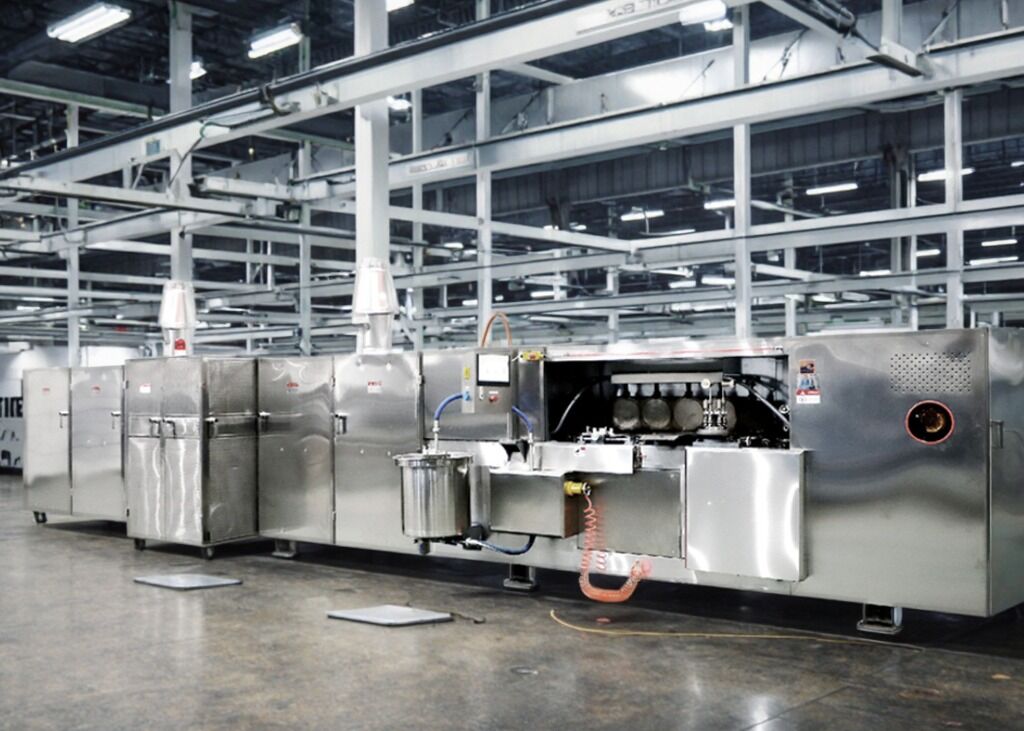 PLC Control System Wafer Biscuit Machine Stainless Steel Material Designed For High Volume Production And Consistent Output