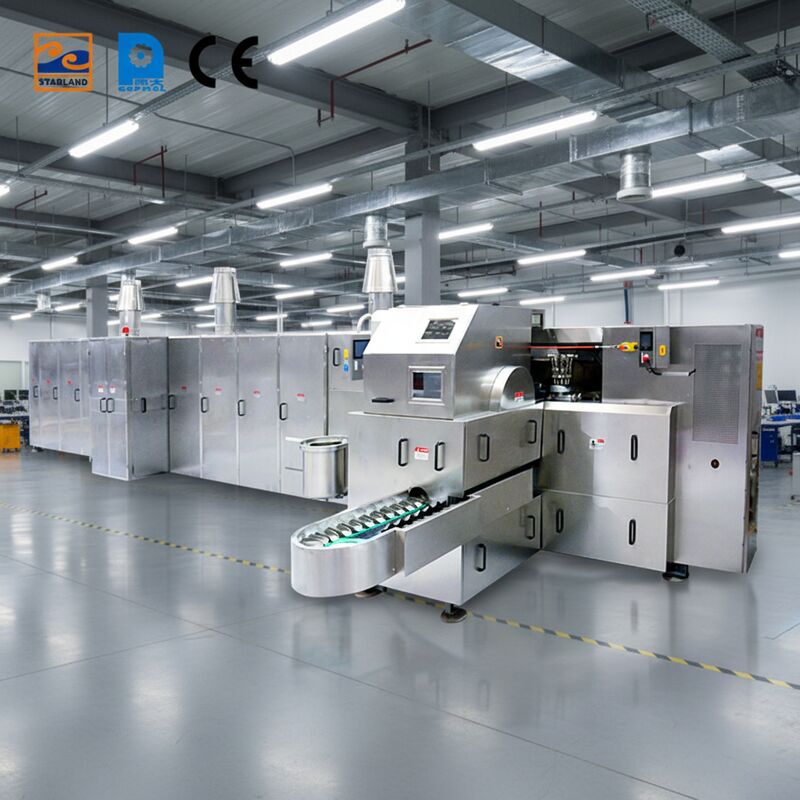 Equipamento Personalizado para Produção de Casquinhas de Sorvete com Suporte Técnico em Vídeo para Suportar Produção em Alto Volume e Controle