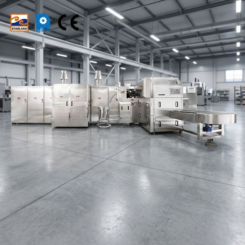 Linha de produção de cone de açúcar de rolos totalmente automática 220V 380V Linha de produção automática de cone de açúcar laminado para fabricação