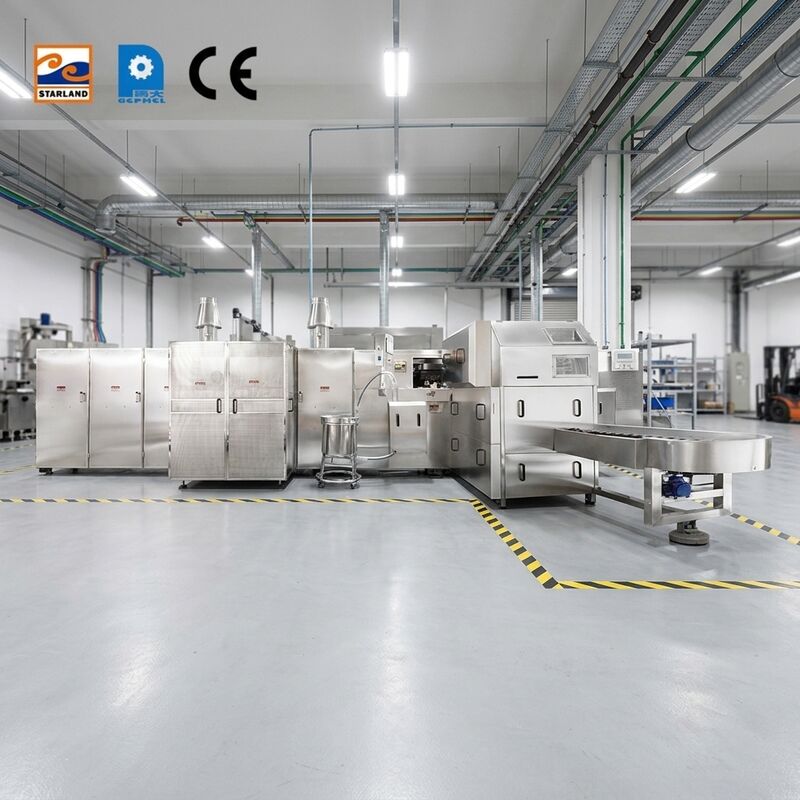 Máquina automática de cone de açúcar projetada para melhorar os processos de fabricação de biscoitos e aumentar a eficiência operacional
