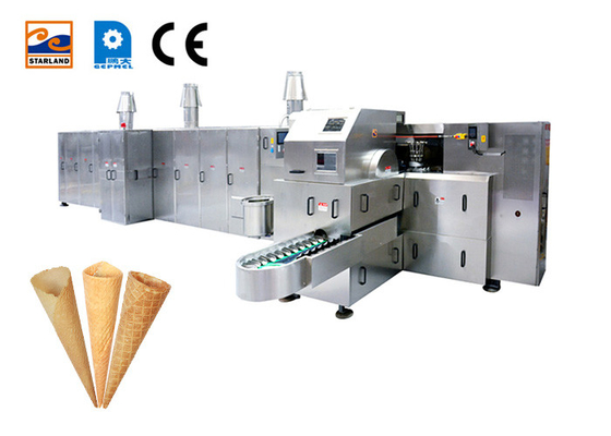 1.1KW Sugar Cone Production Line 33 moldes do cozimento do ferro fundido