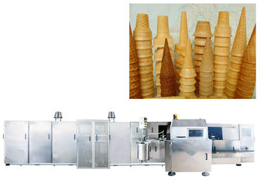 Cone de gelado que faz a máquina 10500Lx2400Wx1800H do copo do waffle