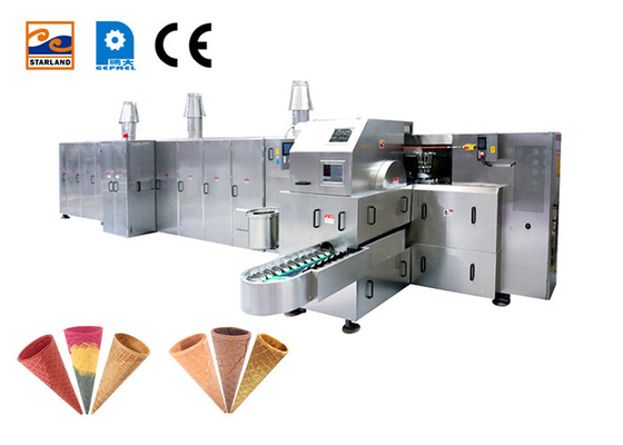 Placas de cozimento da máquina 101 automáticos completos da fabricação de biscoitos do cone de gelado