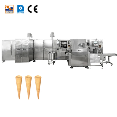 Fabricação de linha de produção automática de cone de neve com CE