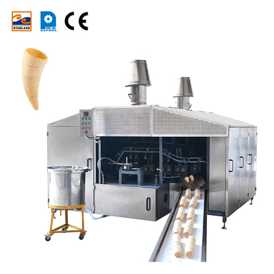 Sistema de controle PLC Linha de produção de cone de wafer com suporte técnico de vídeo personalizado após o serviço