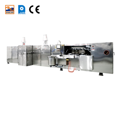 Equipamento de produção de wafer de óleos de aço inoxidável com tecnologia avançada e função automática
