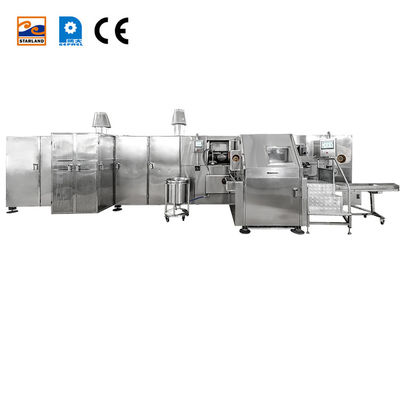2.0HP Motor principal Barquillo Cone linha de produção para produção totalmente automática e