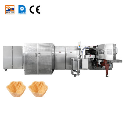 Linha de produção de cestas de waffle com suporte técnico de vídeo e controle PLC