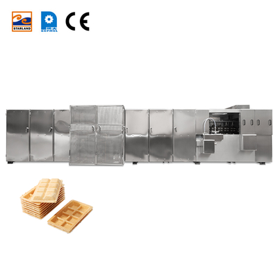 Equipamento de produção de biscoitos de wafer personalizados por PLC para produção personalizada