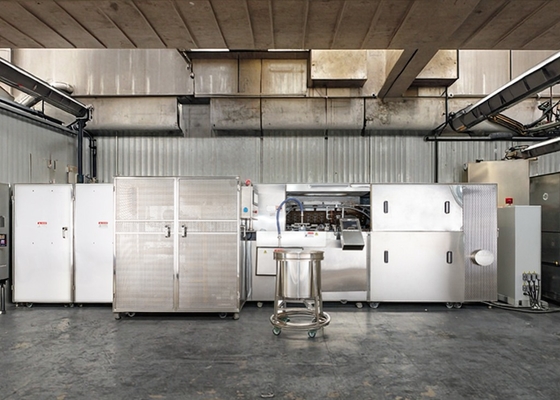 Máquinas de processamento de alimentos de aço inoxidável controladas por PLC