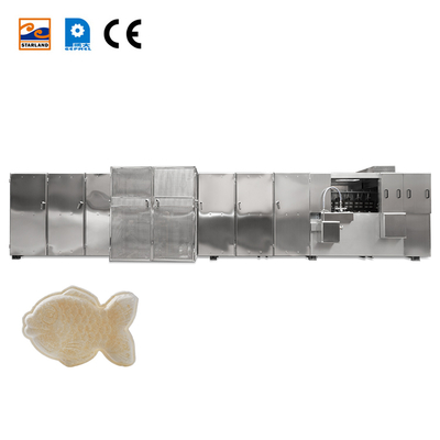 Máquina de Cozimento de Biscoito Wafer Monaka de 1,5kw com Controle Digital de Temperatura