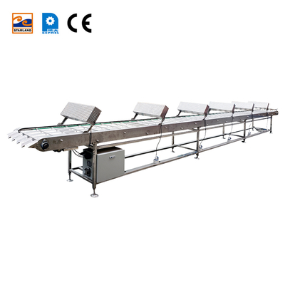Acessórios para Transportador de Resfriamento e Manuseio de Cones de Sorvete Marshalling Com CE