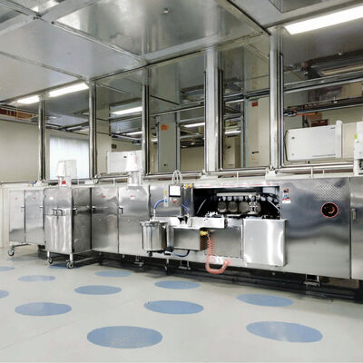 Sistema de controlo PLC Linha de produção de biscoitos de wafer Obleas de aço inoxidável Equipamento de fabricação de wafer