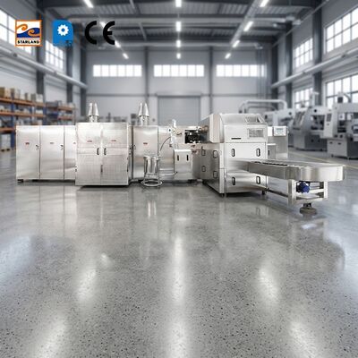 Capacidade 2000 PCS Linha de produção de cone de açúcar de rolos totalmente automática 1.1KW Instalação fácil e interface amigável para o usuário