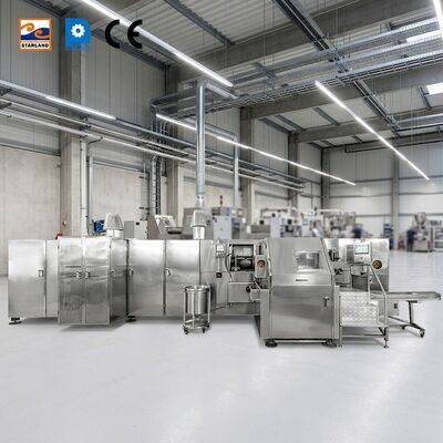 Máquina de cozimento de biscoitos de cone de sorvete para alimentos com sistema de controle inteligente para gerenciamento preciso de processos de cozimento