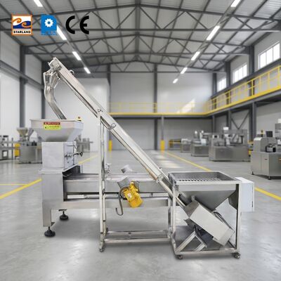Moedor Industrial de Waffle/Biscoito com Transportador Helicoidal Construção em Aço Inoxidável Oferecendo Durabilidade Aprimorada e Conformidade com Segurança Alimentar