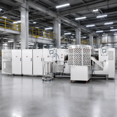 Suporte técnico em vídeo Máquinas automáticas de processamento de alimentos que oferecem sistemas avançados de controlo