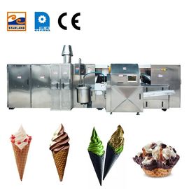 Linha de produção automática completa para o fabricante comercial do cone do waffle do gelado da hora de 380V 5kg