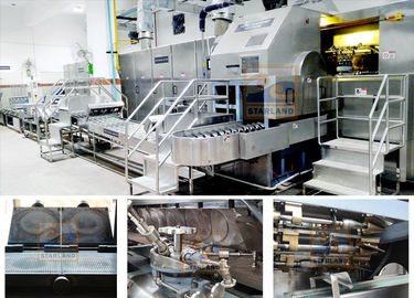 Máquina de Shell Production Line Oblaten Wafer da galdéria de 6000 Cones/H