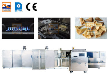 máquina da fabricação de biscoitos da bolacha do cone de gelado 6kg/hour