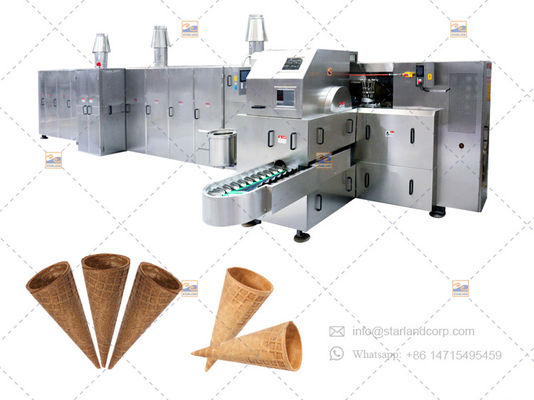 Transporte branco do alimento da corrente de Sugar Cone Production Line With