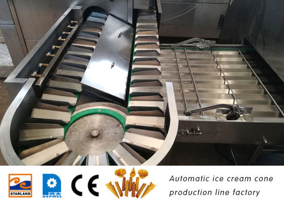 A linha de produção automática fabricantes do cone de gelado diretos pode ser cone de gelado personalizado do tamanho que faz a máquina