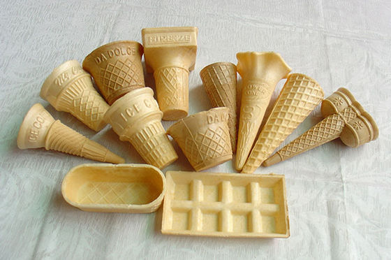 Sabor de leite gelado a altura de Sugar Cones 135mm com um ângulo de 23 graus