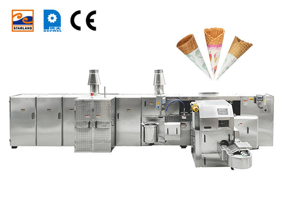 Linha de produção torrada automática multifuncional do tubo, 47 moldes 240mm*240mm de cozimento.