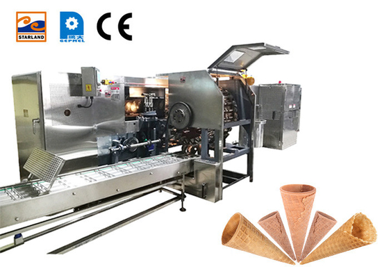 Linha de produção automática do cone, 89 partes de molde de cozimento de 200*240mm de aço inoxidável.