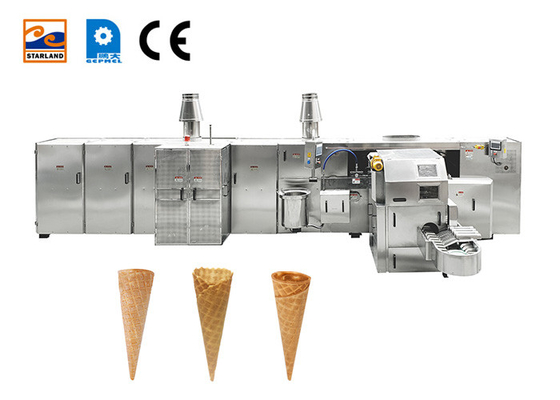Linha de produção automática do rolo do cone e de ovo, 61 moldes do cozimento do ferro fundido, bens e desgaste - resistentes.