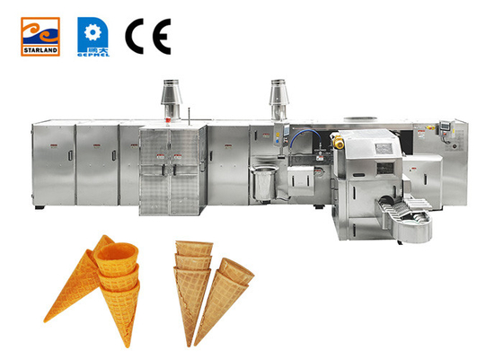 Alimento que faz a máquina, fábrica feita, totalmente automático, de aço inoxidável, 101 moldes do cozimento do ferro fundido.