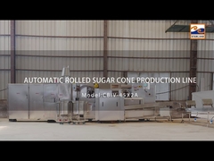 Máquina automática comercial de cone de sorvete personalizada